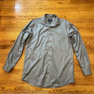 Kenneth Cole Grey Buttondown Dress Shirt